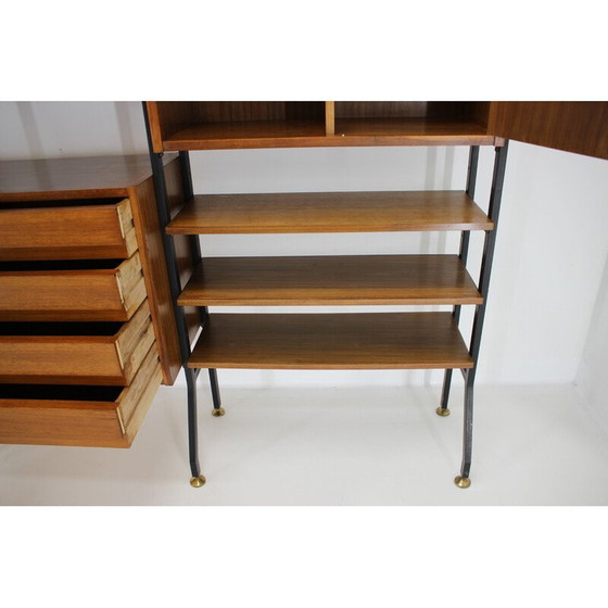 Image 1 of Vintage mahogany wall unit, Italy 1960
