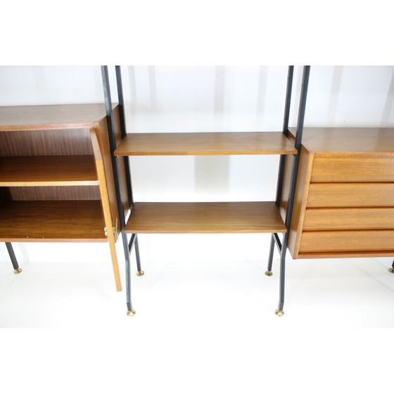 Image 1 of Vintage mahogany wall unit, Italy 1960