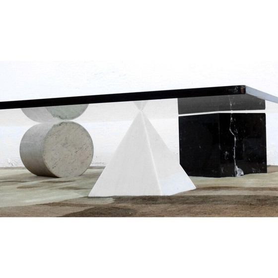 Image 1 of Tavolino vintage Metafora di Massimo Vignelli per Martinelli, Italia 1970