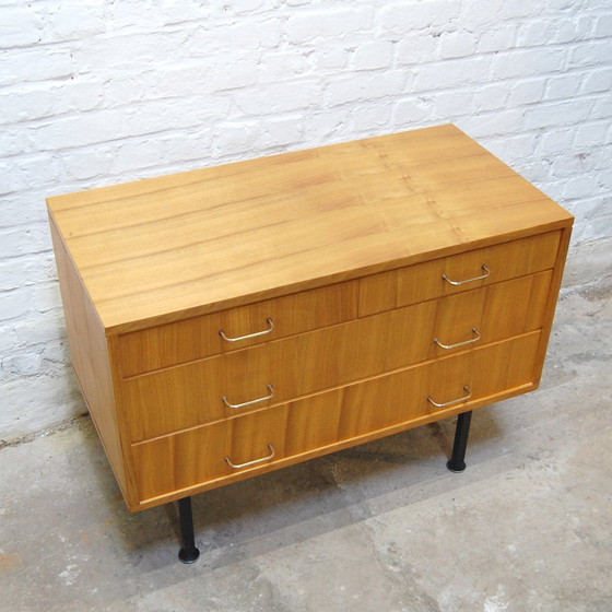 Image 1 of 4-Drawer Chest By Jos De Mey For Luxus 1950S