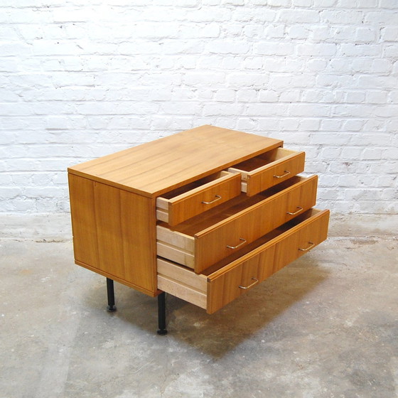 Image 1 of 4-Drawer Chest By Jos De Mey For Luxus 1950S