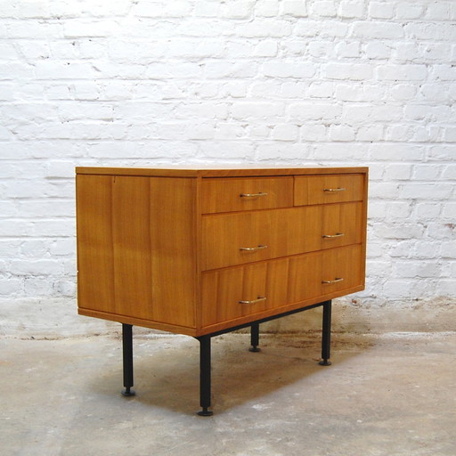 4-Drawer Chest By Jos De Mey For Luxus 1950S