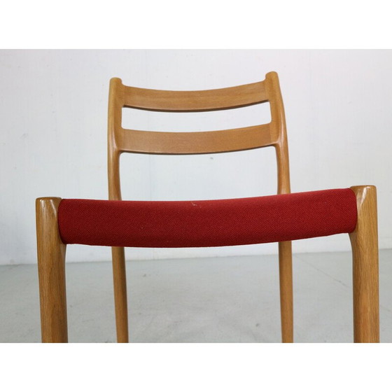 Image 1 of Set of 4 vintage dining chairs model-84 by Niels Otto Moller for Højbjerg, Denmark 1970s