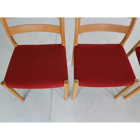 Image 1 of Set of 4 vintage dining chairs model-84 by Niels Otto Moller for Højbjerg, Denmark 1970s