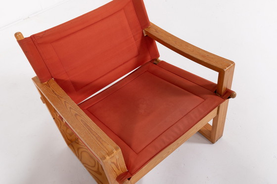 Image 1 of Pair Of Safari Chairs By Børge Jensen For Bernstoffsminde Møbelfabrik, 1960S