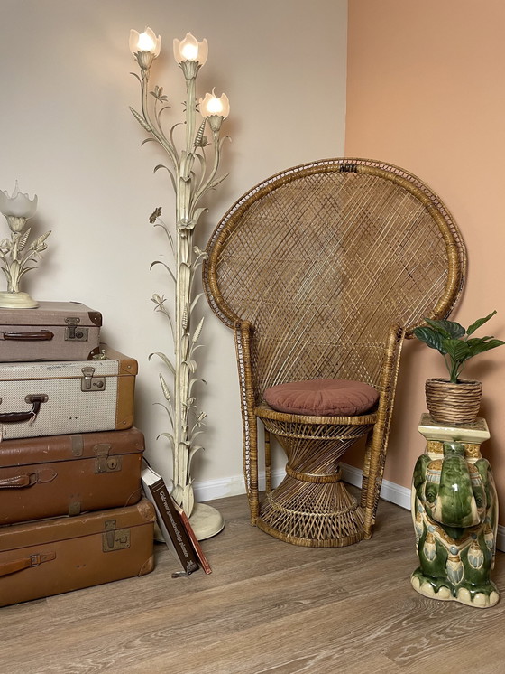 Image 1 of Vintage Peacock Throne