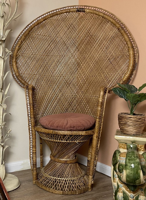 Trono de pavo real vintage