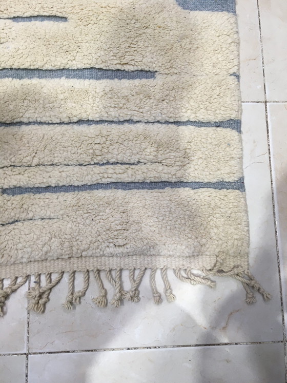 Image 1 of Exceptionnel tapis marocain berbère Mrirt 3m06 x 1m95