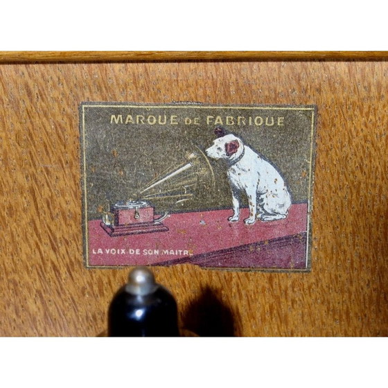 Image 1 of Vintage gramophone music cabinet "The voice of its master