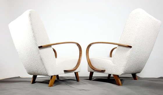 Image 1 of 2x Jindřich Halabala Armchairs