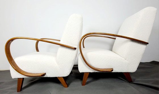 Image 1 of 2x Jindřich Halabala Armchairs