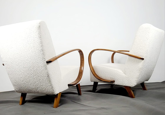 Image 1 of 2x Jindřich Halabala Armchairs