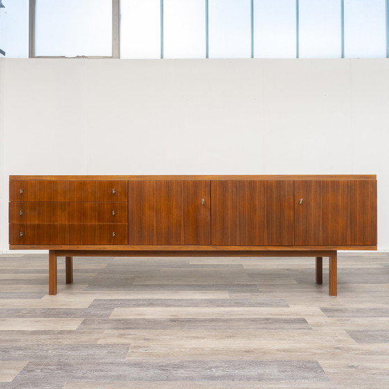 Image 1 of 60s sideboard, walnut, restored, 240Cm