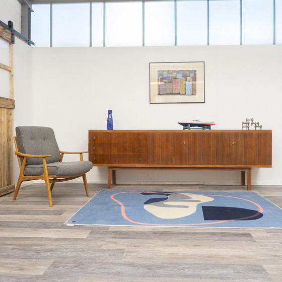 Image 1 of 60s sideboard, walnut, restored, 240Cm