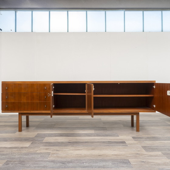 Image 1 of 60s sideboard, walnut, restored, 240Cm