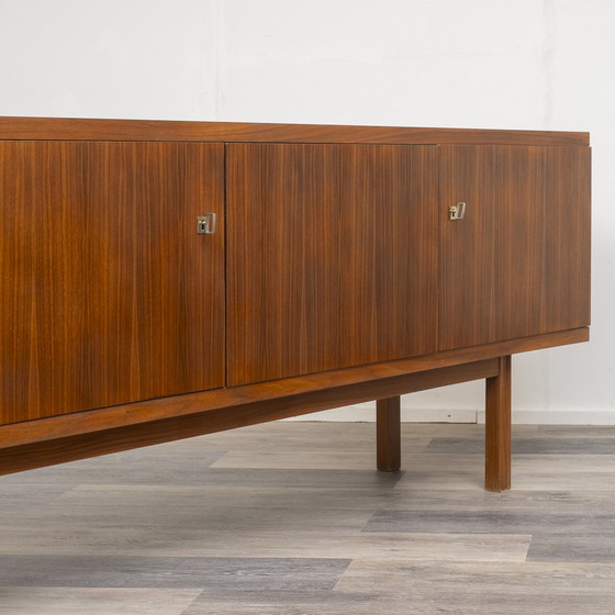 Image 1 of 60s sideboard, walnut, restored, 240Cm