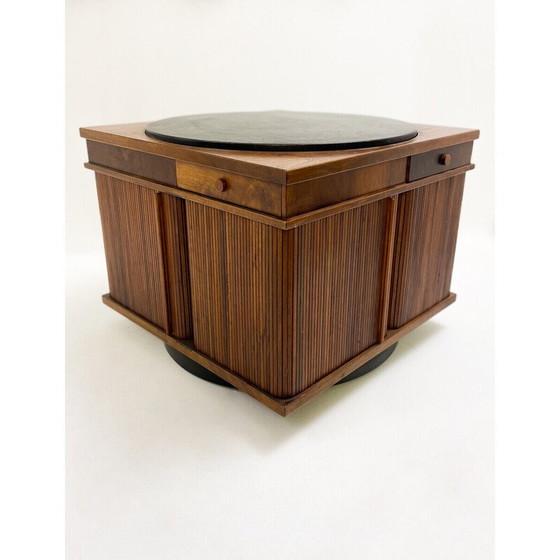 Image 1 of Vintage swivel coffee table by Gianfranco Frattini, Italy 1960