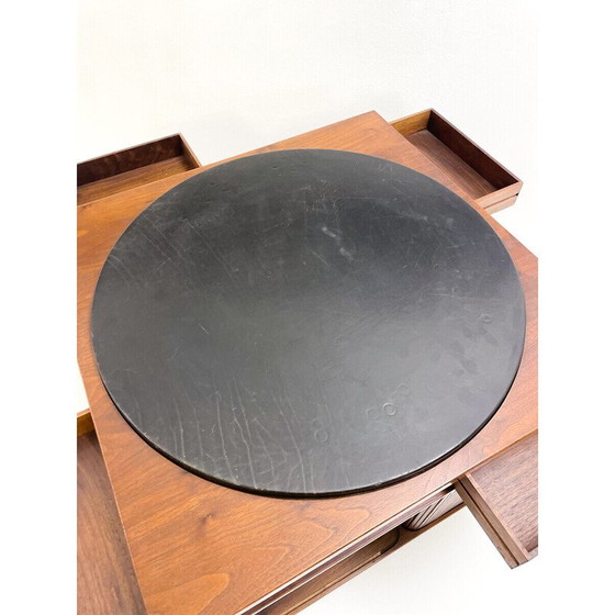 Image 1 of Vintage swivel coffee table by Gianfranco Frattini, Italy 1960