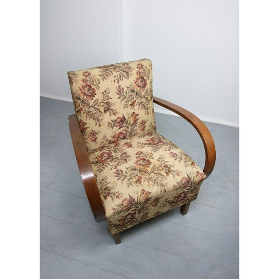 Image 1 of Mid-century Bentwood Jindrich Halabala Armchair 1950s