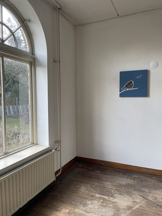 Image 1 of Painting Of A Blackbird