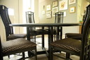 Giorgetti dining room set + 2x side table