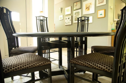 Giorgetti dining room set + 2x side table