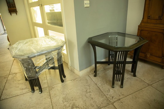 Image 1 of Giorgetti dining room set + 2x side table