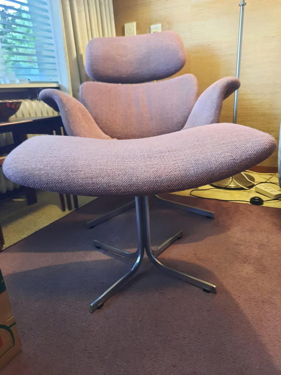 Image 1 of 2X Artifort Tulip Armchair And Hocker