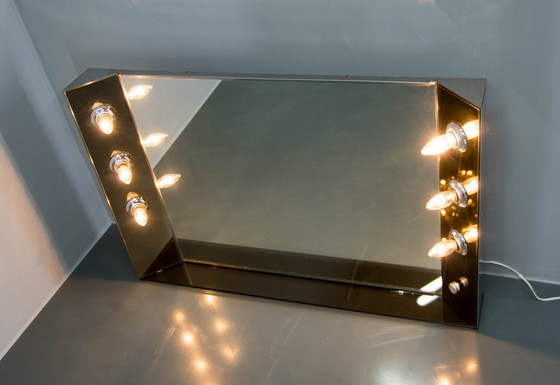 Image 1 of Illuminated Bathroom Mirror, Italy, 1970S