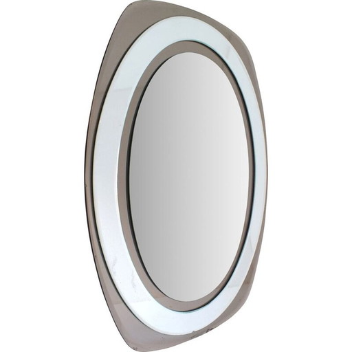 Specchio vintage Metalvetro Galvorame 1960