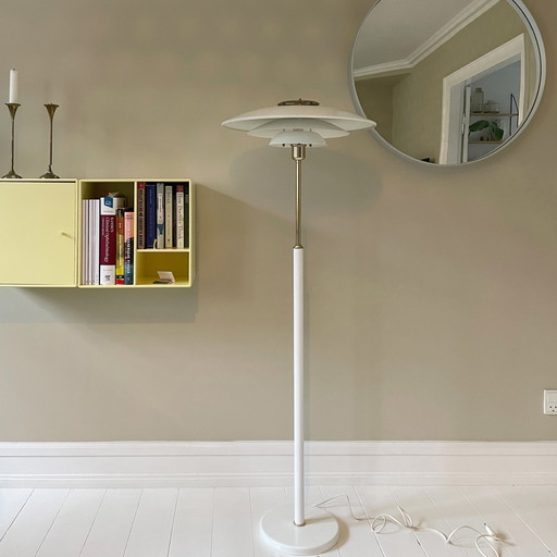 Belid Sweden Large Floor Lamp White Scale Lamp