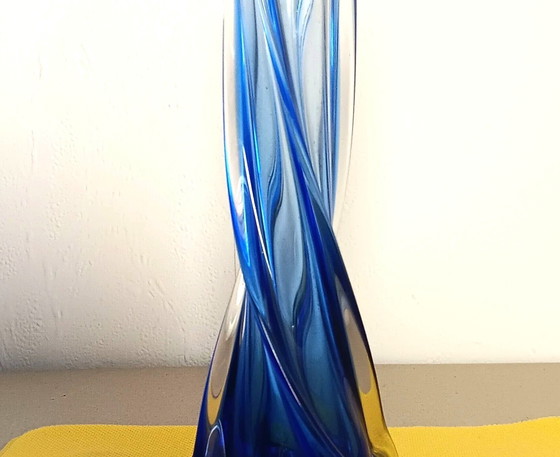 Image 1 of Blue Rotary Vase Chřipská