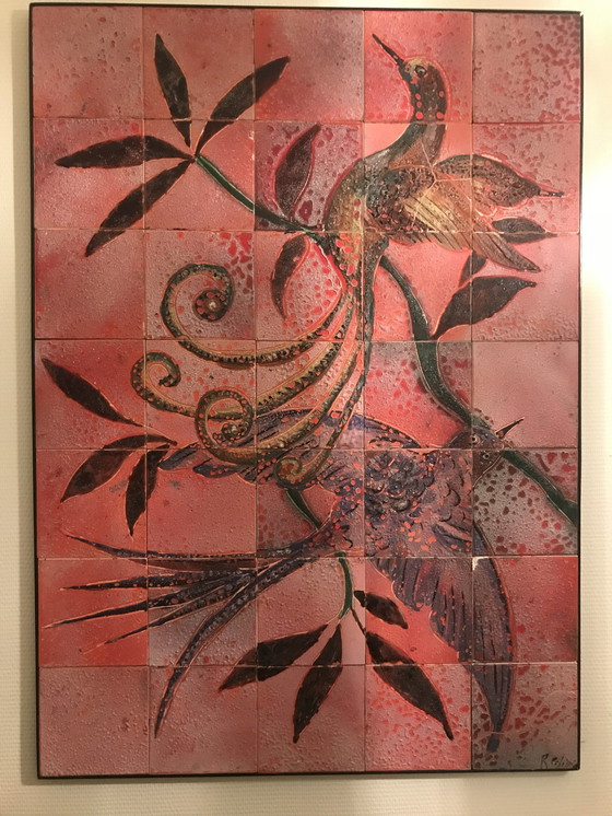 Image 1 of Peinture sur céramique originale et vintage