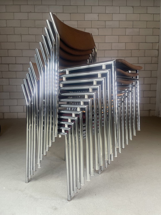 Image 1 of 4X Gijs Van Der Sluis Dining Chair