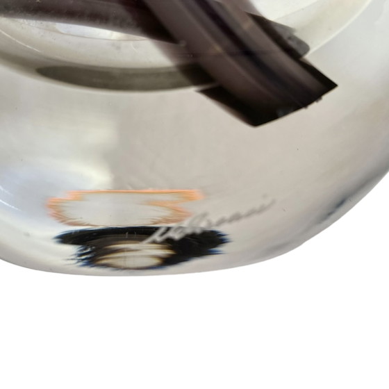 Image 1 of Vaso vintage São Marcos Cristais Molinari Design degli anni '80