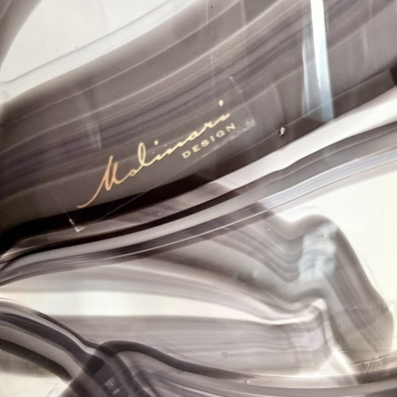 Image 1 of Vaso vintage São Marcos Cristais Molinari Design degli anni '80