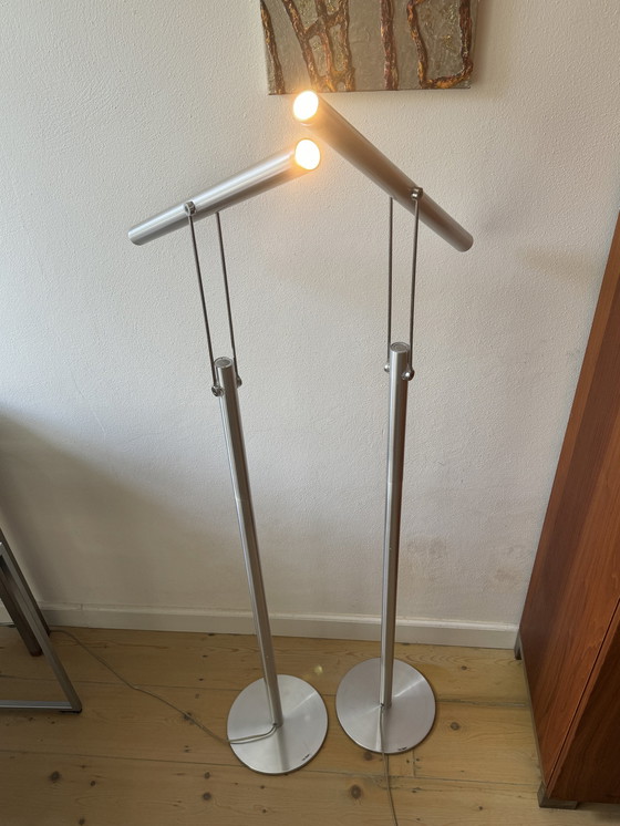 Image 1 of 2x Design Floor Lamp Red Design