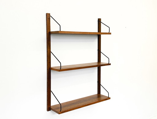 1/3 Poul Cadovius Royal Shelving Système d'étagères Mid Century Teck