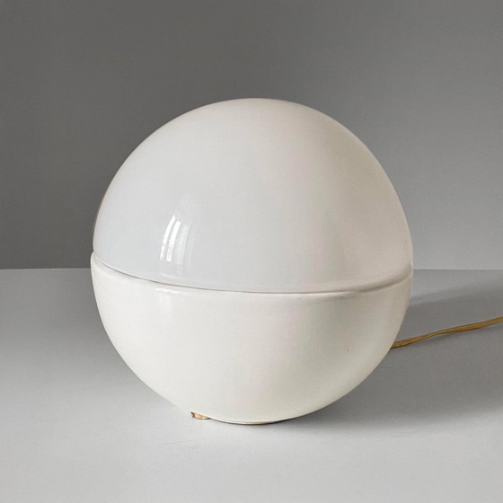 Image 1 of Vintage Lampalla table lamp in ceramic and Murano glass, Italy 1970