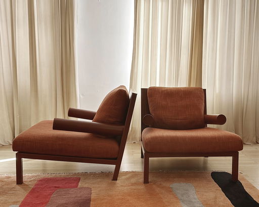 Paire de fauteuils 'Baisity' par Antonio Citterio pour B&B Italia, années 1980