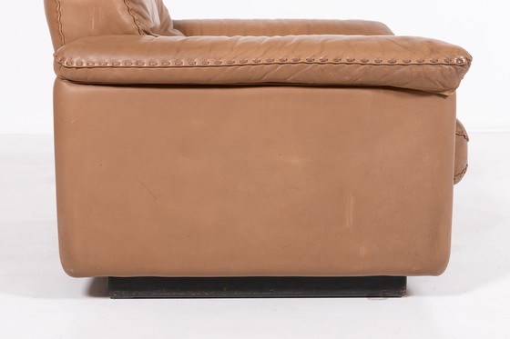 Image 1 of De Sede DS 101 brown leather lounge chairs, 1970’s