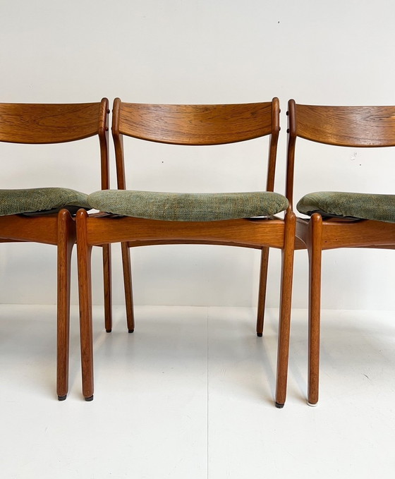 Image 1 of Set Of 4 Pieces O.D. Møbler Dining Chairs, 1960'S