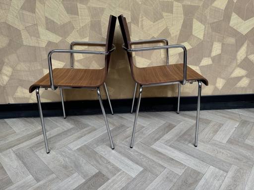 2X Pedrali Kuadra Chairs