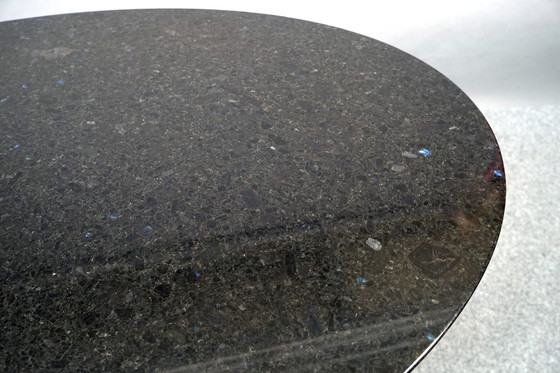 Image 1 of Vintage Italian dining table with Star Galaxy marble blade