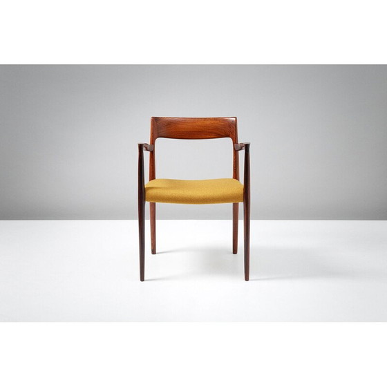 Image 1 of Yellow chair in rosewood by Niels O. Moller