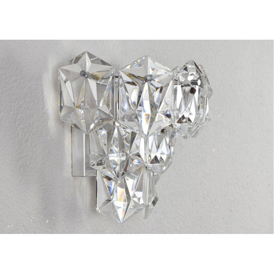 Image 1 of Lámpara de pared Kinkeldey de mediados de siglo en cromo y cristal, Alemania, década de 1960