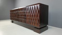 Credenza grafica brutalista, anni '80