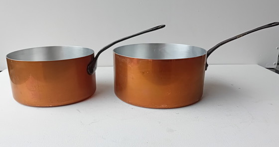 Image 1 of 5X French Copper Saucepans