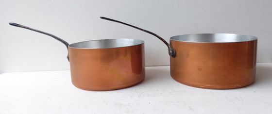 Image 1 of 5X French Copper Saucepans