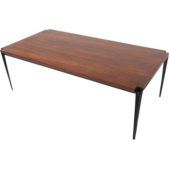 Image 1 of Vintage wooden coffee table by Osvaldo Borsani, Italy
